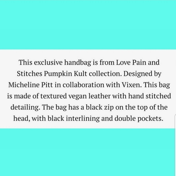 Love Pain and Stitches Bags Monster Bride Bag Love Pain Stitches